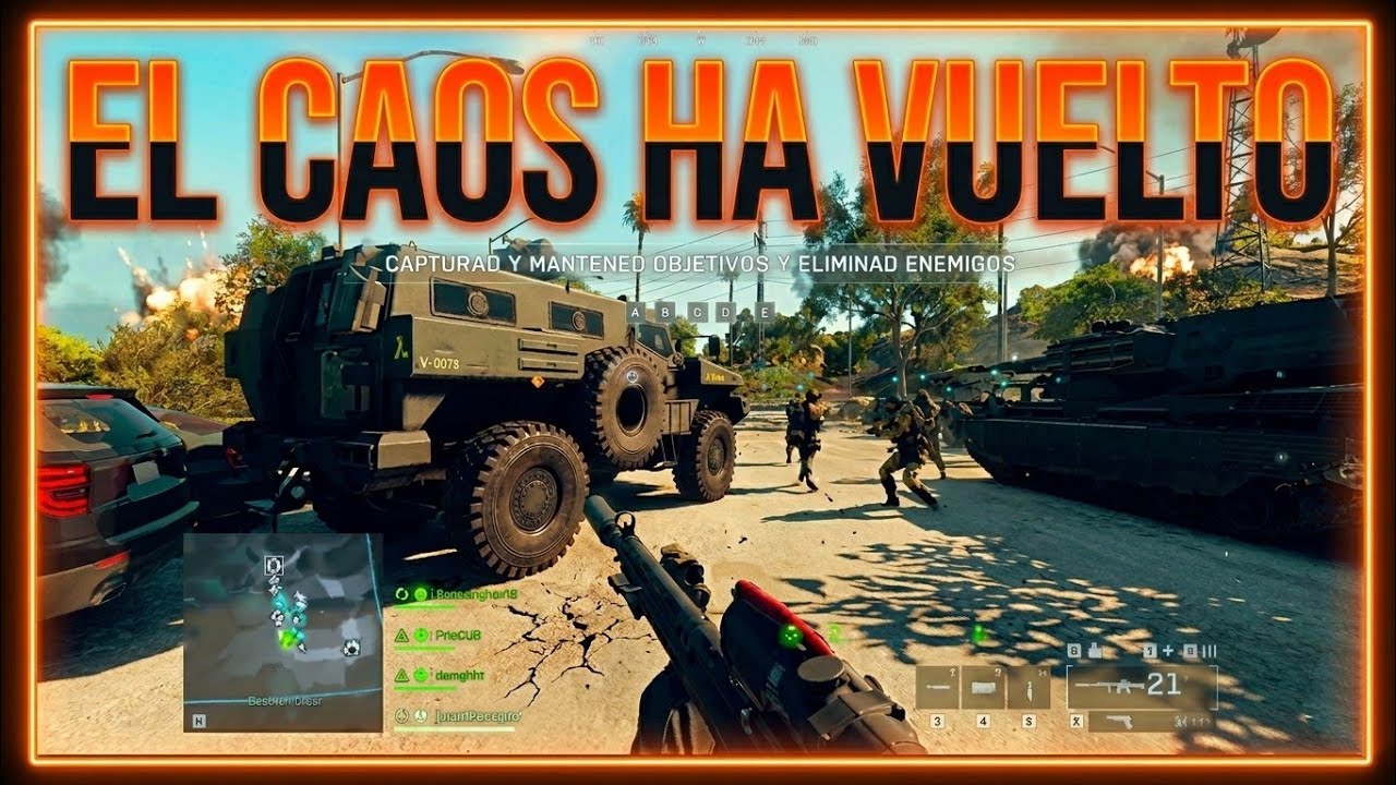 El CAOS absoluto ha vuelto a Battlefield 6