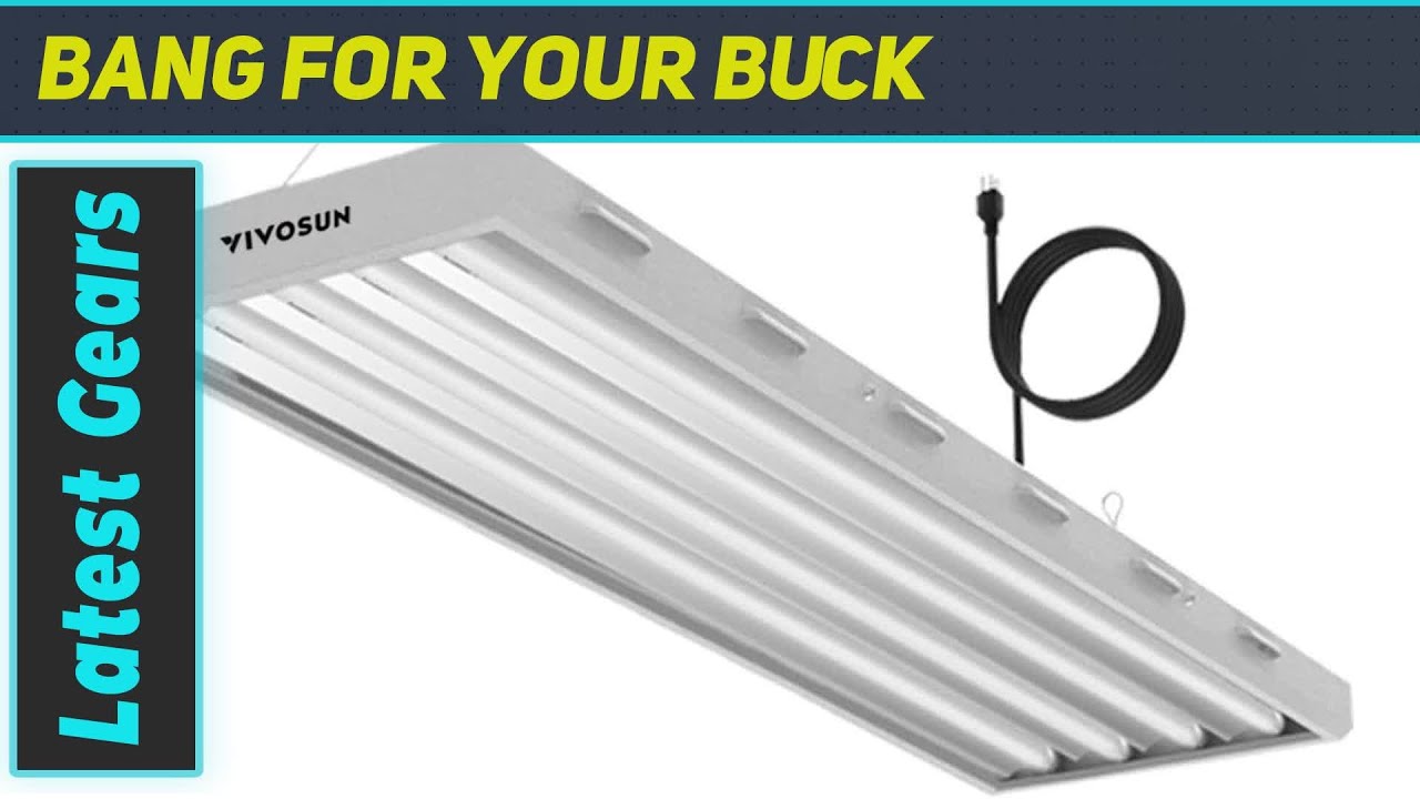 VIVOSUN T5 Grow Lights: Best High-Output Fluorescent Tubes for Indoor Plants