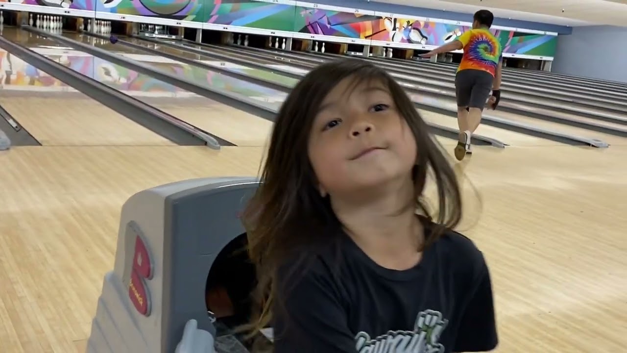 6/17 summer 2023. just a boy obsessed with throwing a ball and knocking pins down!