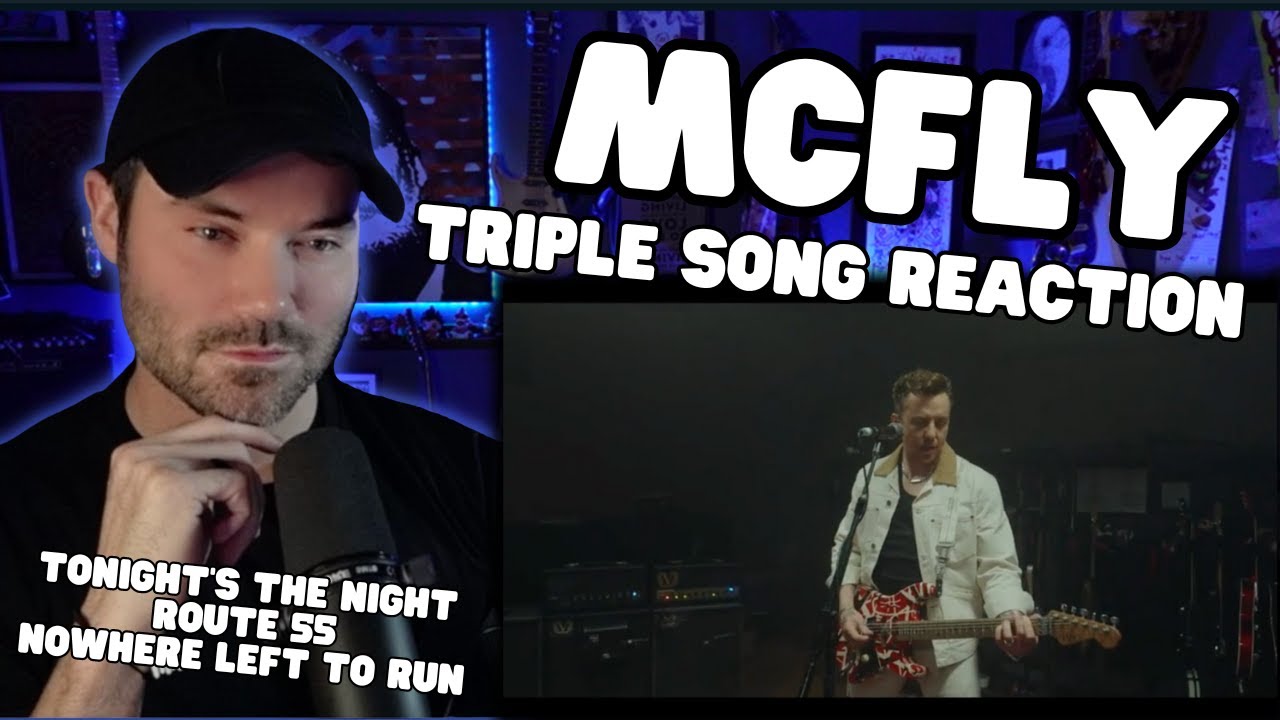 Metal Vocalist First Time Reaction - McFly ( 3 LIVE SONGS! )