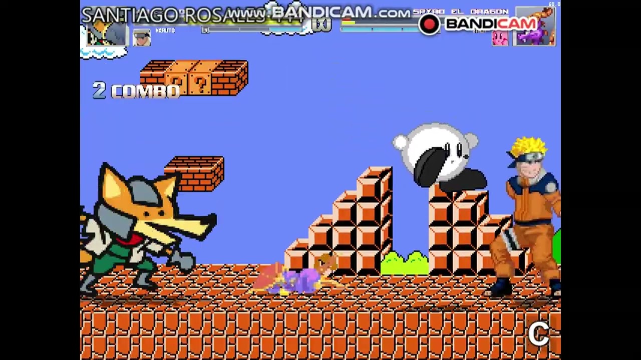 melee fox  y naruto survival team up mugen