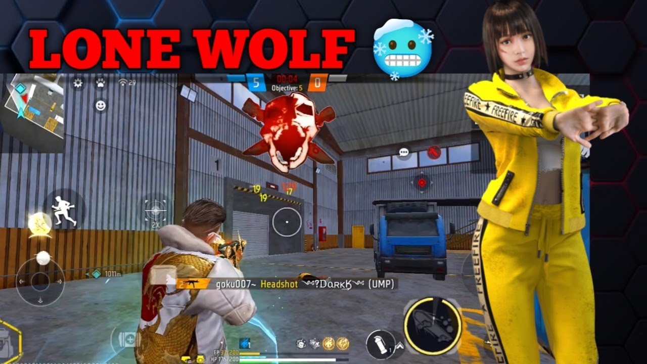 PLAYING LONE WOLF 1V1 ON MOBILE 🤩....