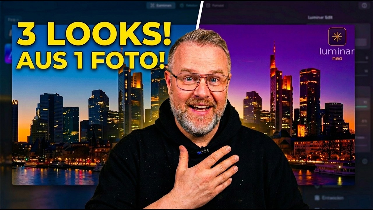 Mehrere Looks aus einem Foto – so geht's in Luminar Neo (Einsteiger 2026)
