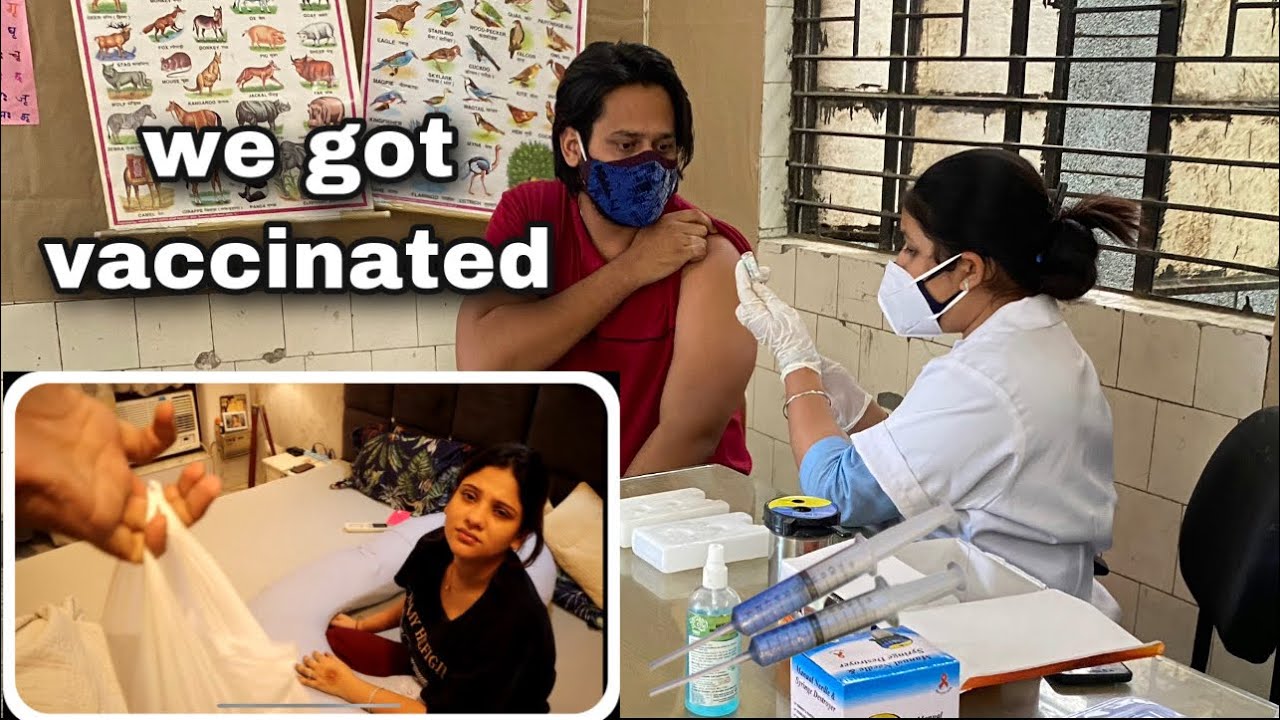 We got vaccinated💉 || Pls dont judge My WIFE🥺❤️