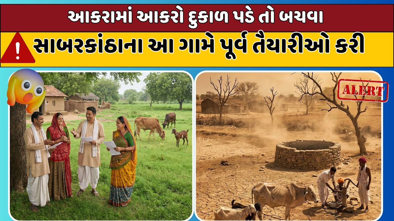 આકરામાં આકરો દુકાળ પડે તો બચવા સાબરકાંઠાના આ ગામે પૂર્વ તૈયારીઓ કરી |  Dr. K. R. Shroff Foundation
