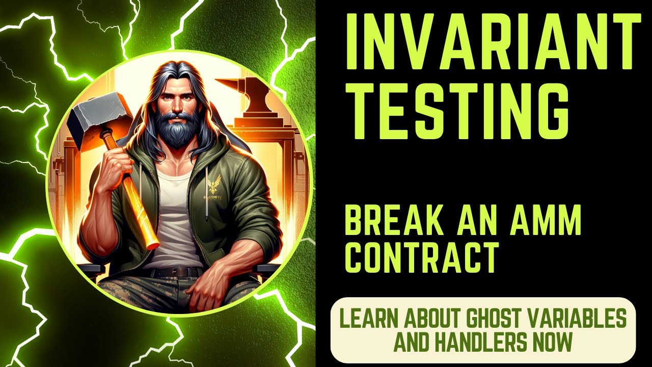 Create Invariant Tests for DeFi AMM Smart Contract