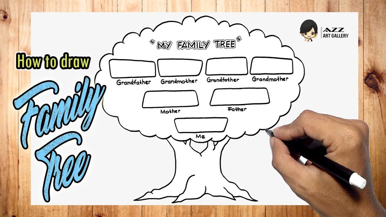 How to draw a Family Tree easy