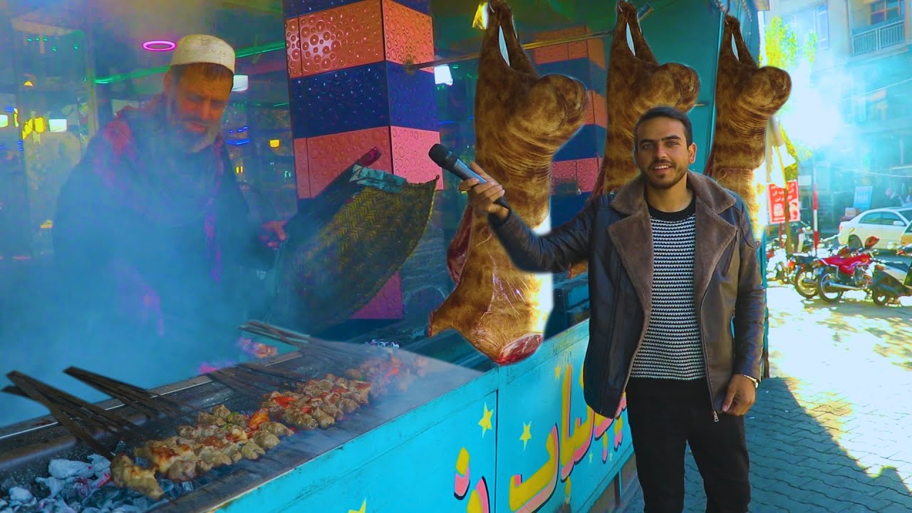 Afghani Kebab, صبح کابل گزارش ضیا، کباب افغانی، سرک پنجم سیلو
