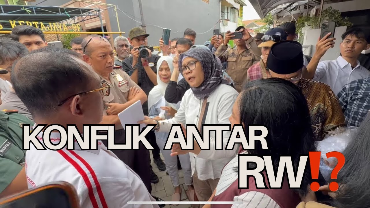 JALAN SALING DITUTUP, KONFLIK ANTAR RW INI PECAH‼️