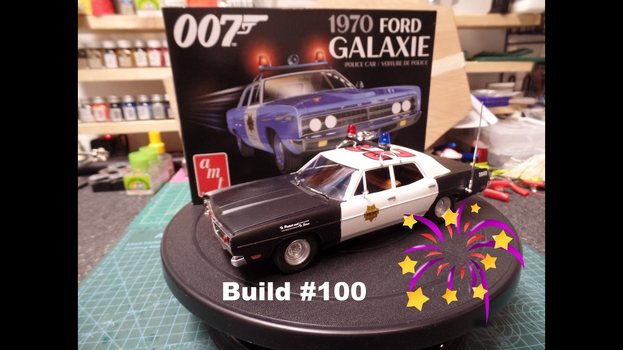 1970 Ford Police Car Channel Build #100 Model Car Kit