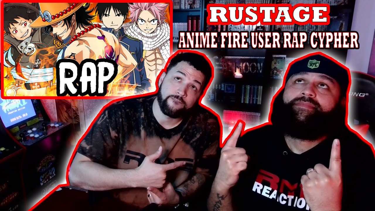 RUSTAGE ANIME FIRE USER RAP CYPHER Red Moon Reaction