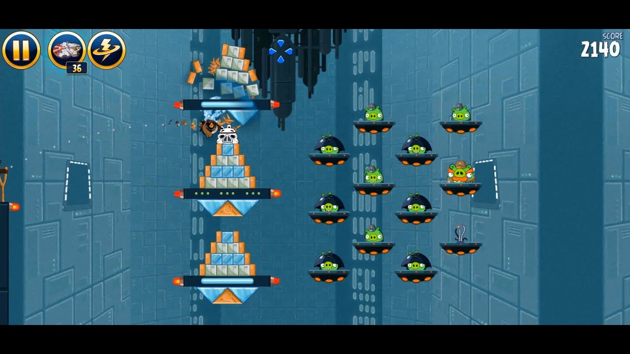 Angry Bird - Star Wars ➡ Death ⭐: Infiltrate to The Death Star | 🌟🌟🌟-Starring Gameplay