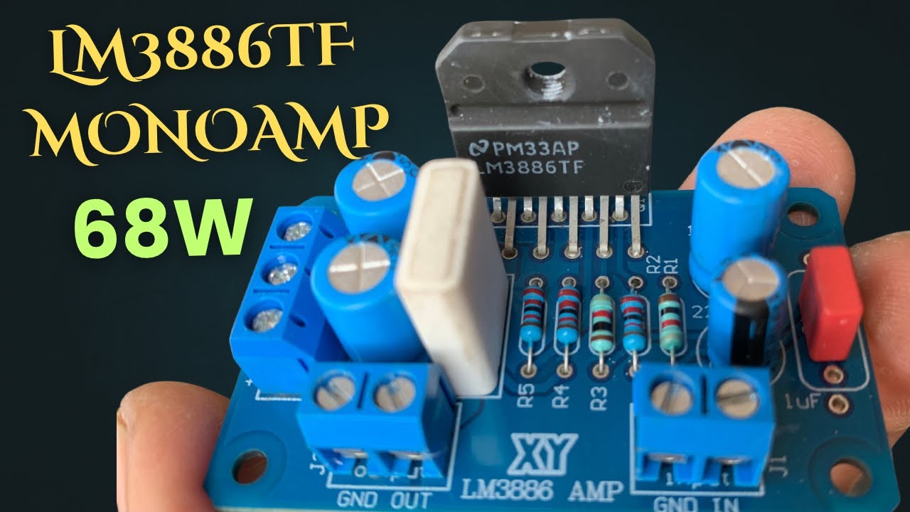 The LM3886 68W+68W Stereo Amplifier #audioamplifier #stereo #highlights