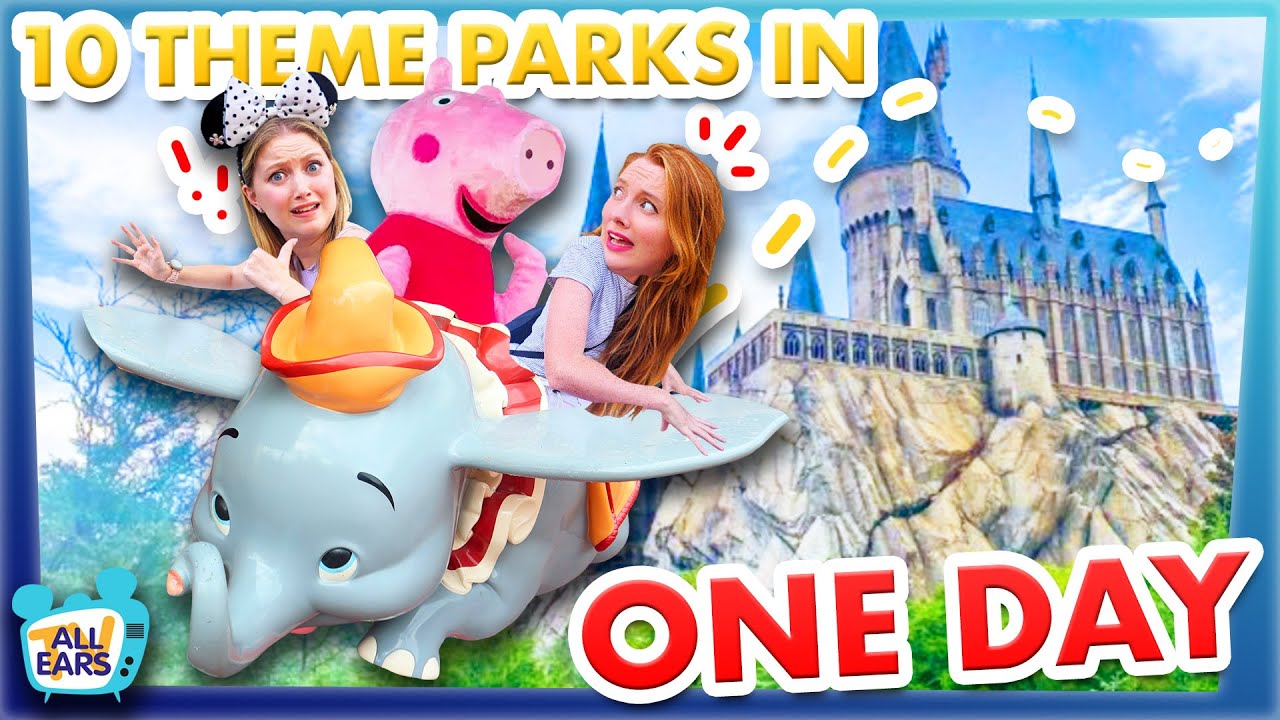 Every Theme Park in Orlando in ONE DAY -- Disney, Universal, Peppa Pig, and MORE