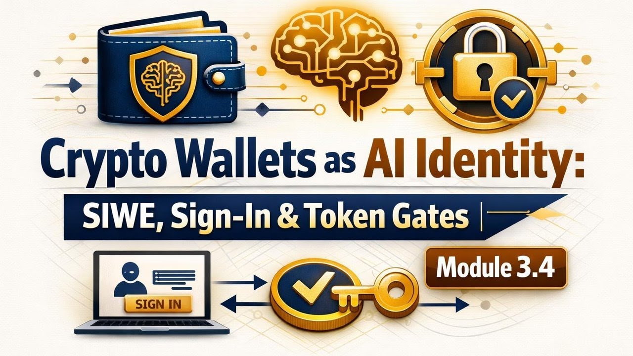 Crypto Wallets as AI Identity: SIWE, Sign-In & Token Gates | Module 3.4