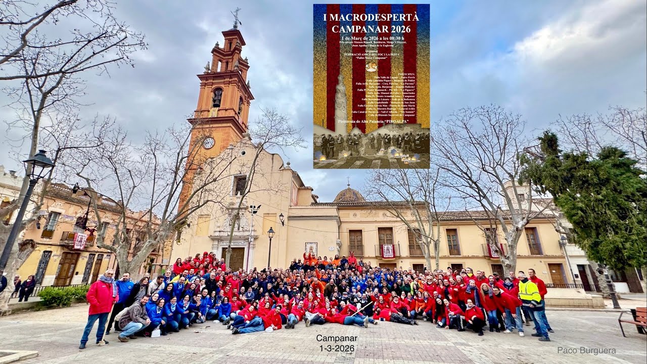 1ª Macrodespertà Campanar 2026. 