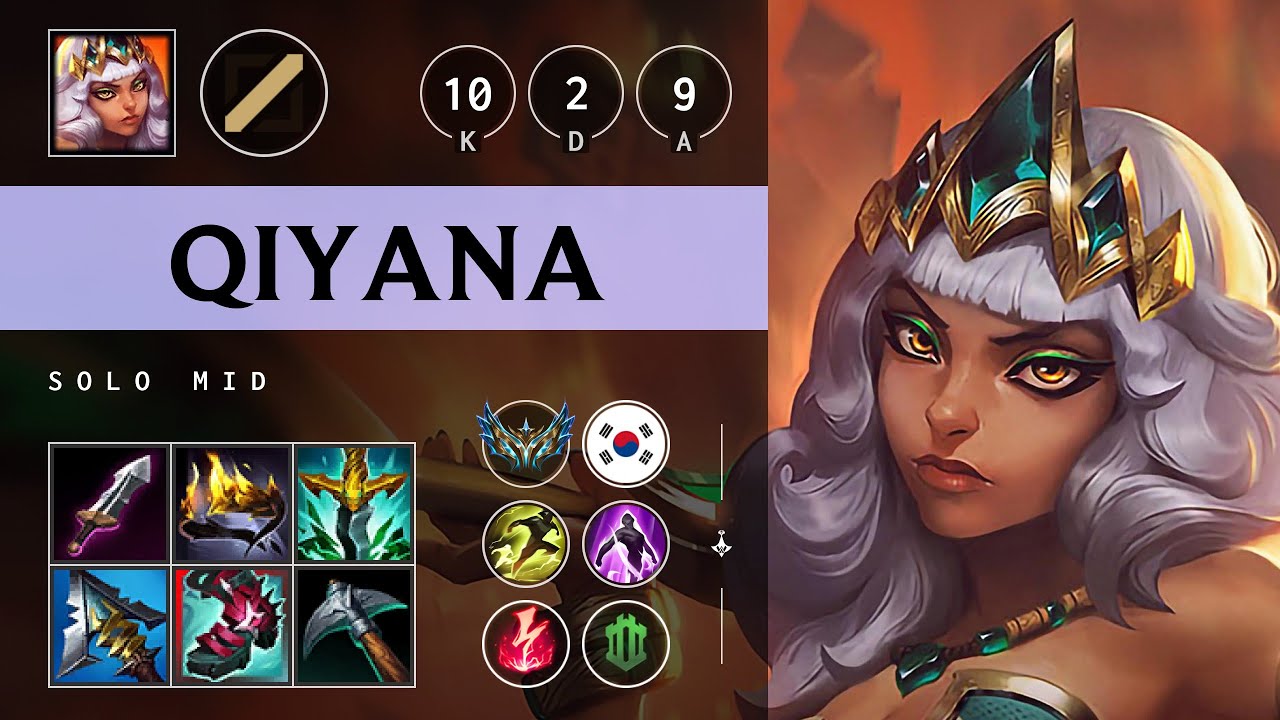 Qiyana Mid vs Galio - KR Challenger Patch 25.05