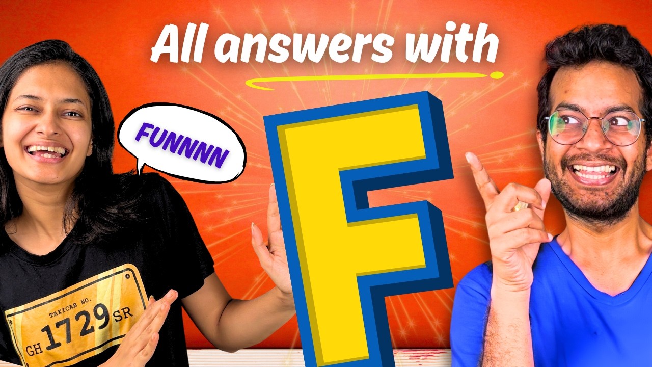 How many things do you know from 'F'? | Alpha Beta Game by Arey Pata Hai?!