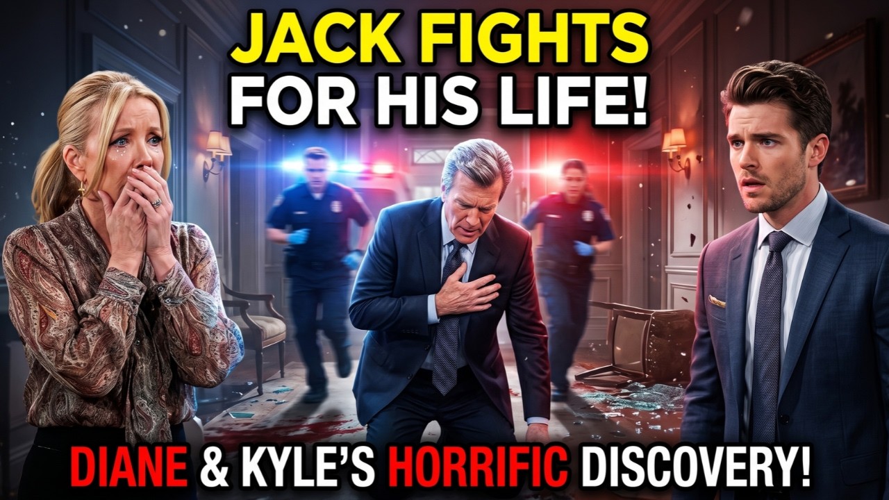 Y&R Shocker: Diane & Kyle Find a Bloody Scene While Jack Fights for His Life