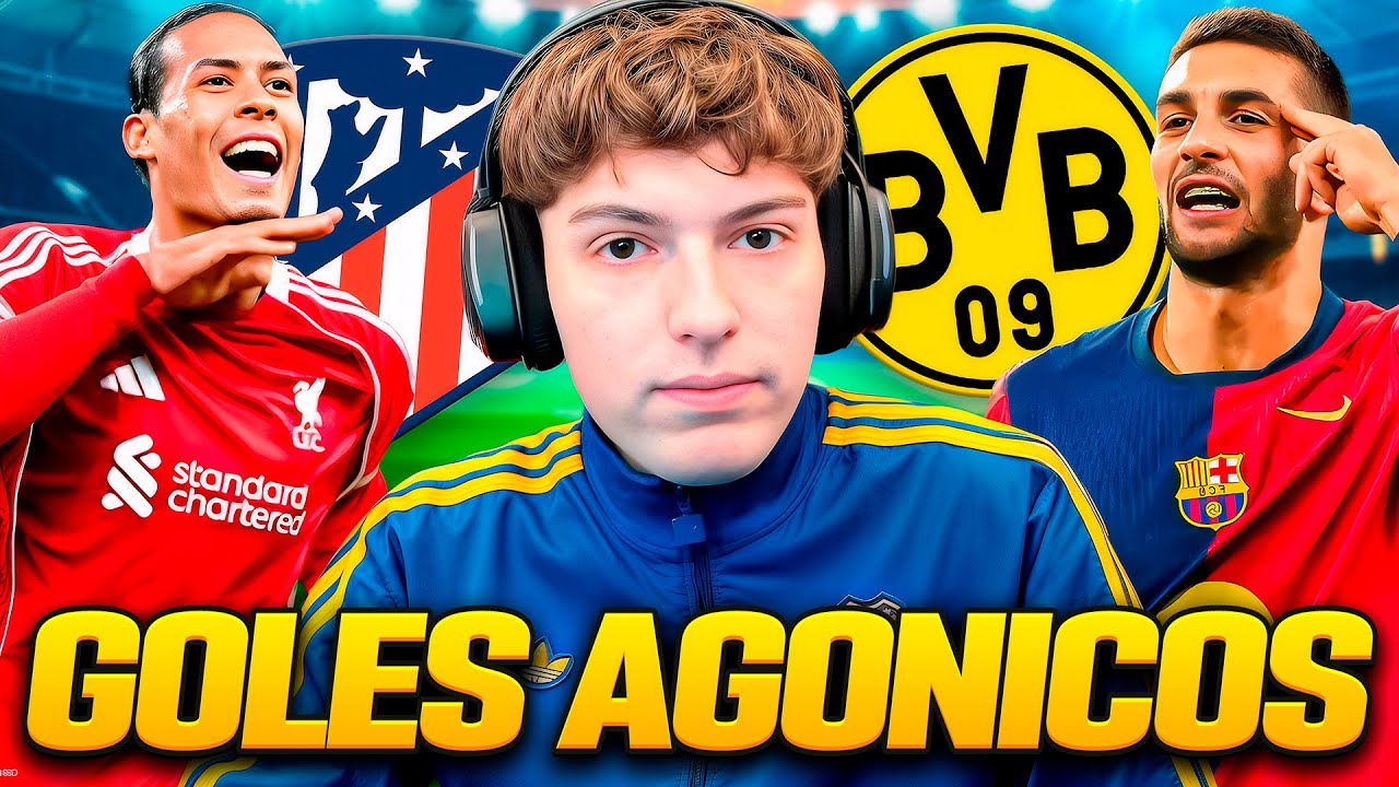 GOLES AGONICOS Y EMOCIONANTES DEL FUTBOL PARTE 3 (2025) - IMPRESIONANTE...