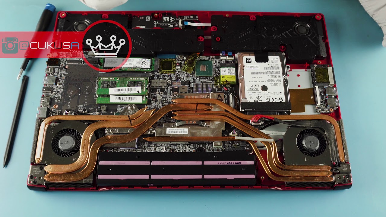 MSI GP73 Leopard 8RE | Service Upgrade & Laptop Teardown Manual (How to)