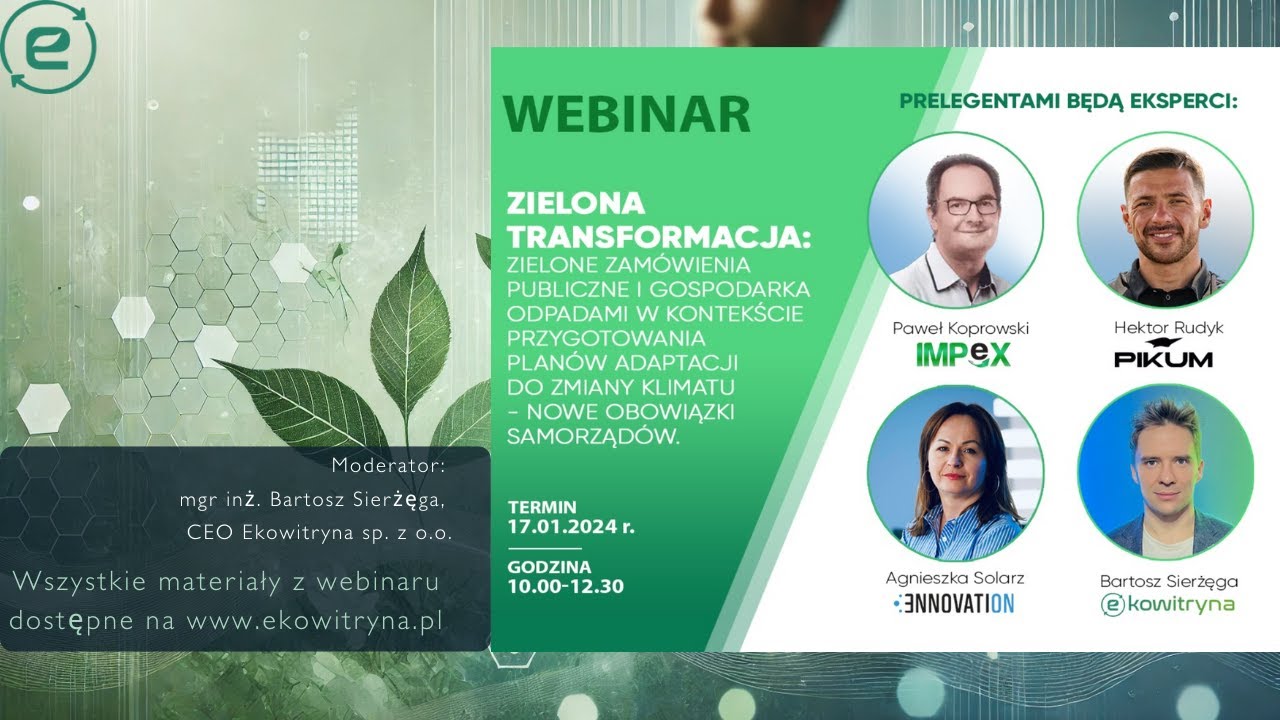 Zielona Transformacja - Konferencja online