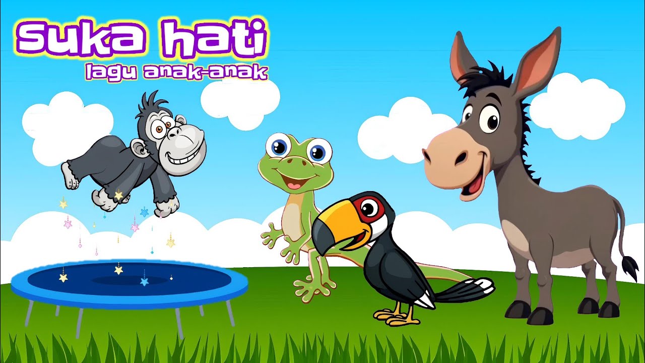 Kalau kau suka hati tepuk tangan | lagu anak Indonesia populer | arkids | lagu anak anak