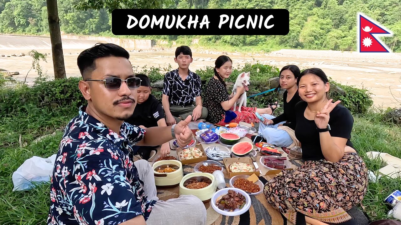 Domukha Picnic Ma Mitho Nepali Street Food Khayara Ramailo Gardai 😍