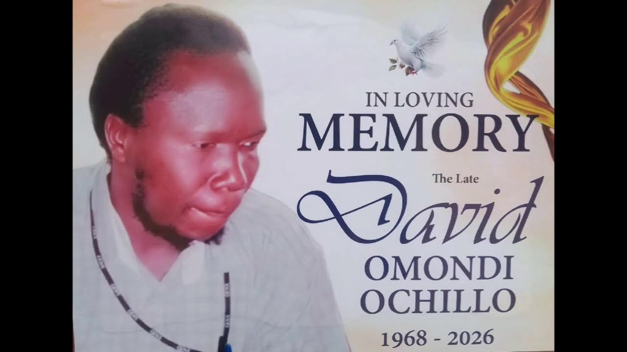 CELEBRATING THE LIFE OF DAVID OMONDI OCHILO//SUNRISE14/10/1968//SUNSET 9/1/2026