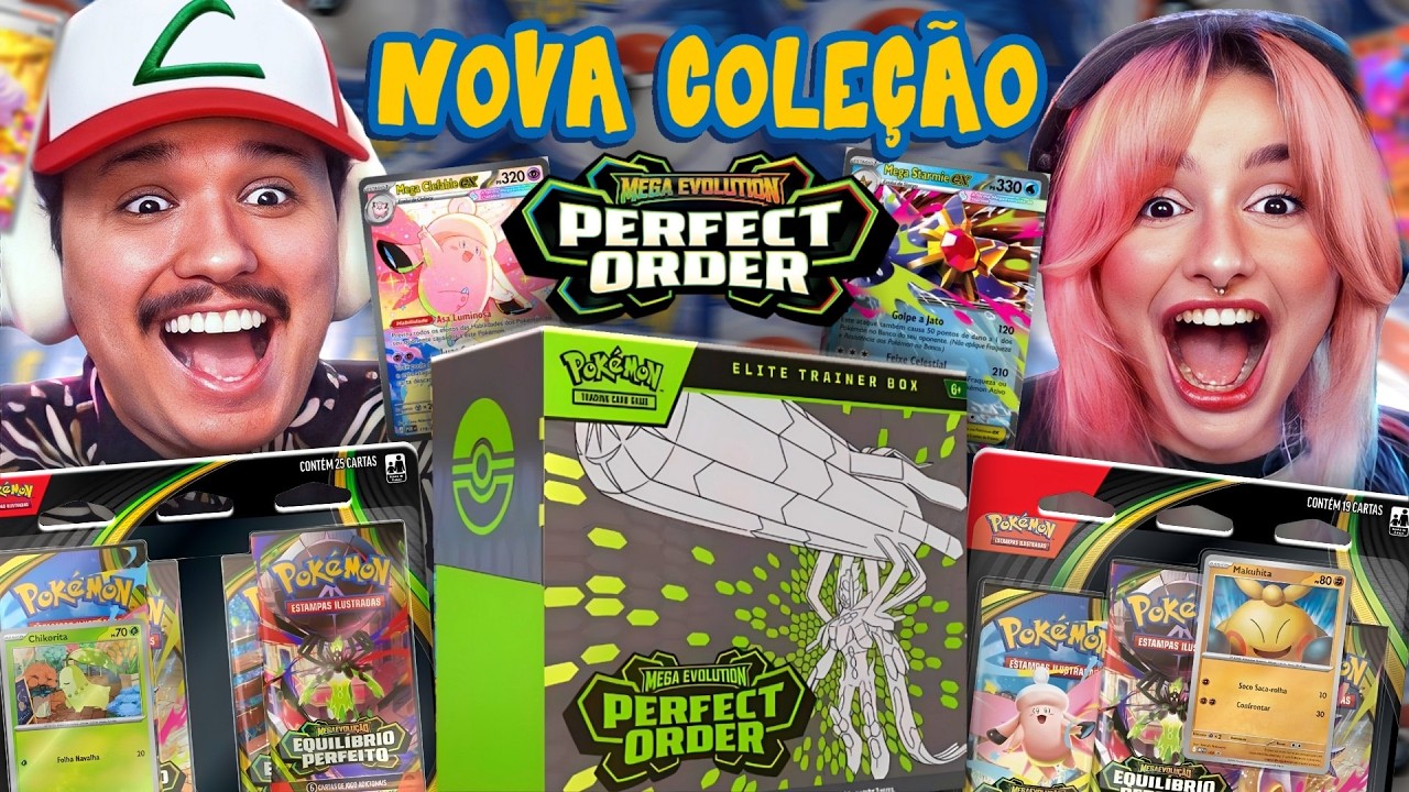 BATALHA POKEMON COM A COLE&Ccedil;&Acirc;O NOVA! (PERFECT ORDER)