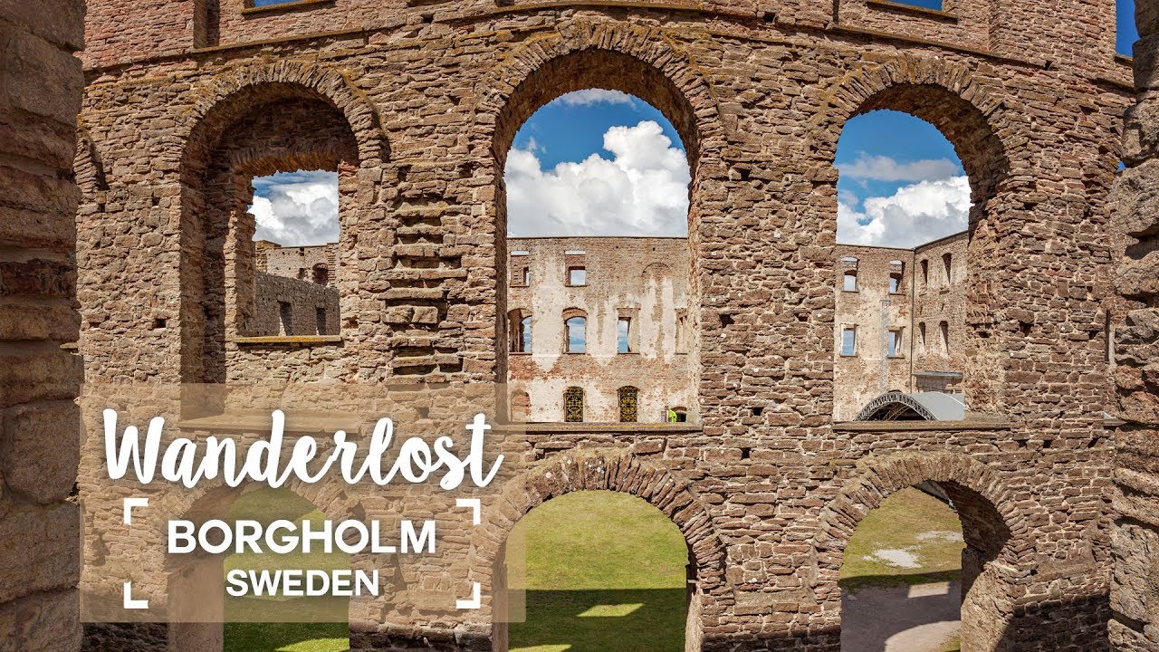 The Borgholm castle ruin on the island of Oland