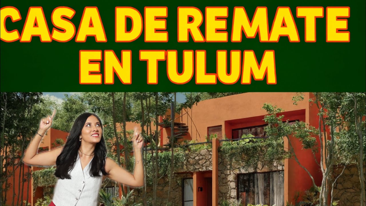 Casa en Tulum 3 habitaciones. $5 millones de pesos Aldea Savia Tulum