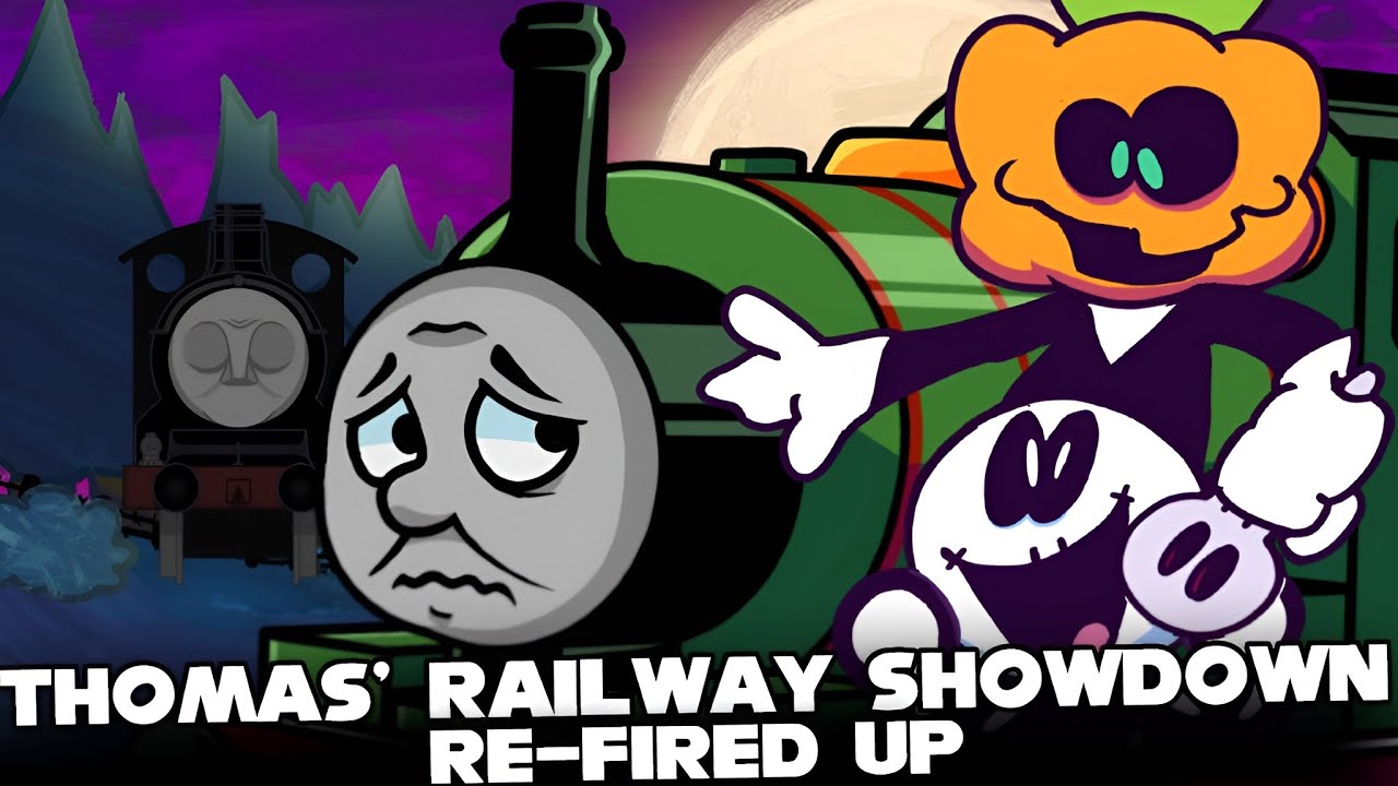 FNF | THOMAS IS BACK!!! - THOMAS' RAILWAY SHOWDOWN | RE-FIRED UP | (NEW SONG) (CUSTCENE) (GALLERY)