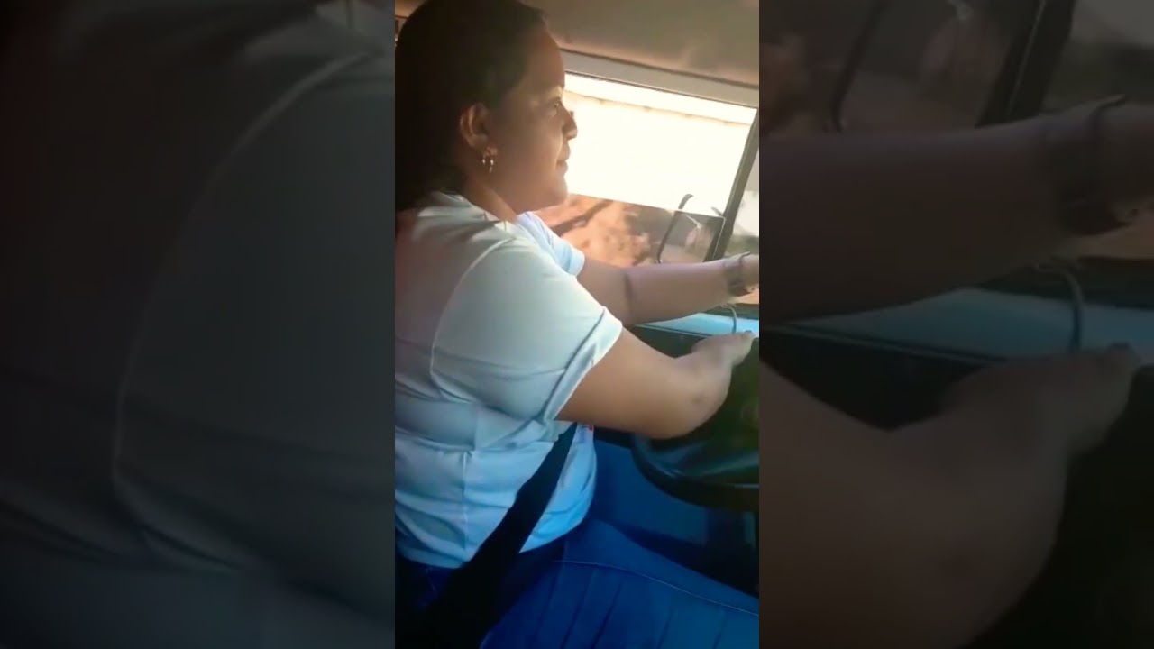 Mayane Dirigindo a Kombi #kombi #kombihome #roraima #boavista #estrada