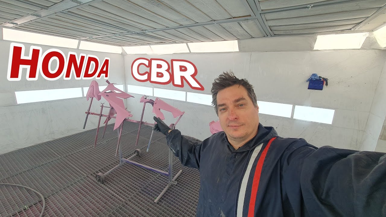 Rebuilding 2020 Honda CBR 650 Paint Job