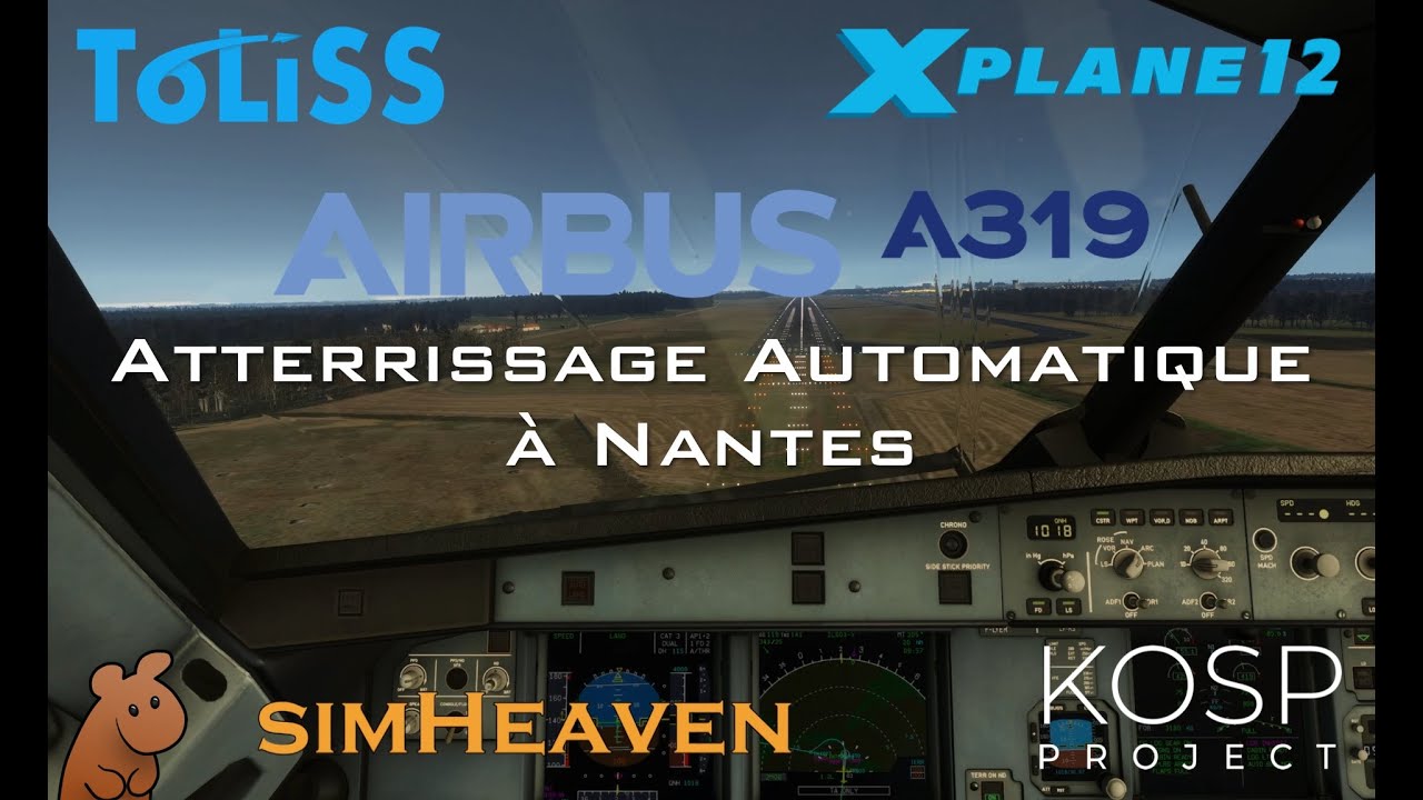 XP12 ToLiss A319 Auto LAND LFRS