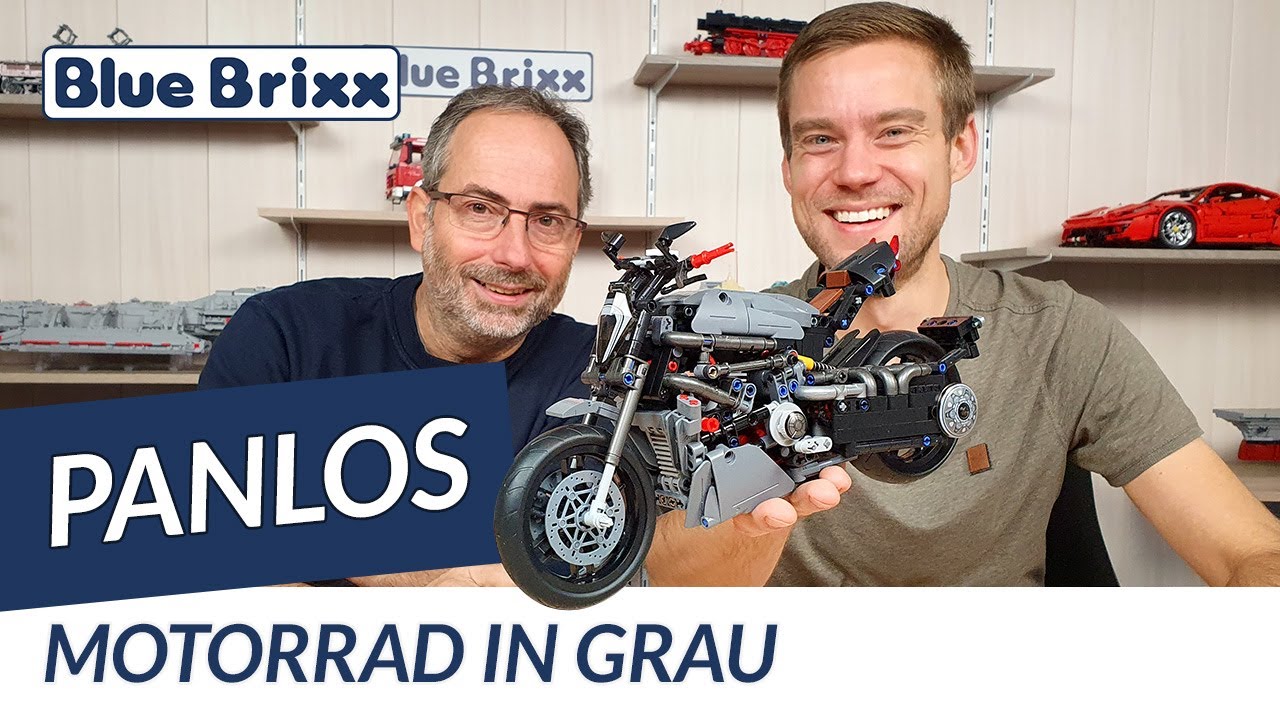 Motorrad in grau von Panlos @ BlueBrixx