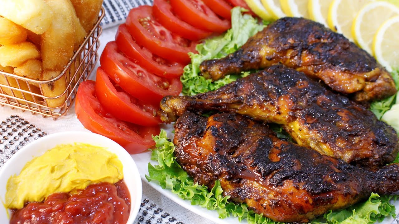 Very Delicious Kuku Choma Recipe with Step by Step Guide / African Cooking with Estelle