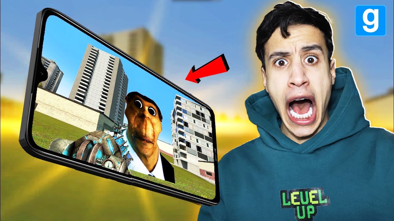 لعبت غاريز مود علي الموبيل الهروب من المشلوح والمسلوق وابو الموت ضحك لا نهائي !! 🔥 😂