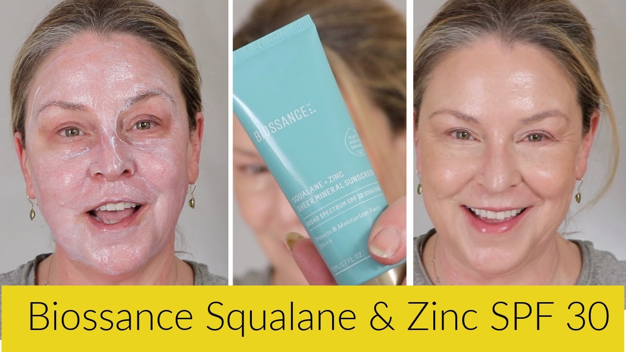 Sunscreen Saturday! Biossance Squalane & Zinc Sheer Mineral SPF 30 PA+++