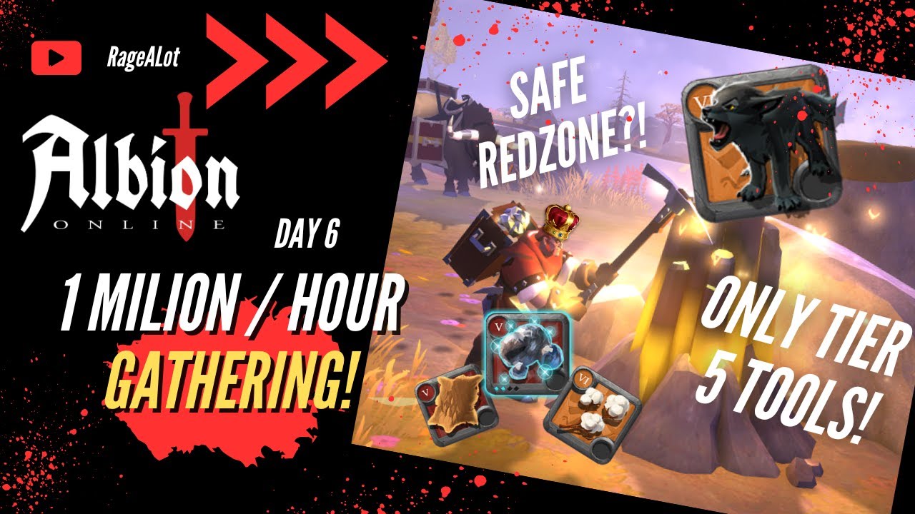 I Made 1 Million Silver an Hour Gathering! - Albion Online