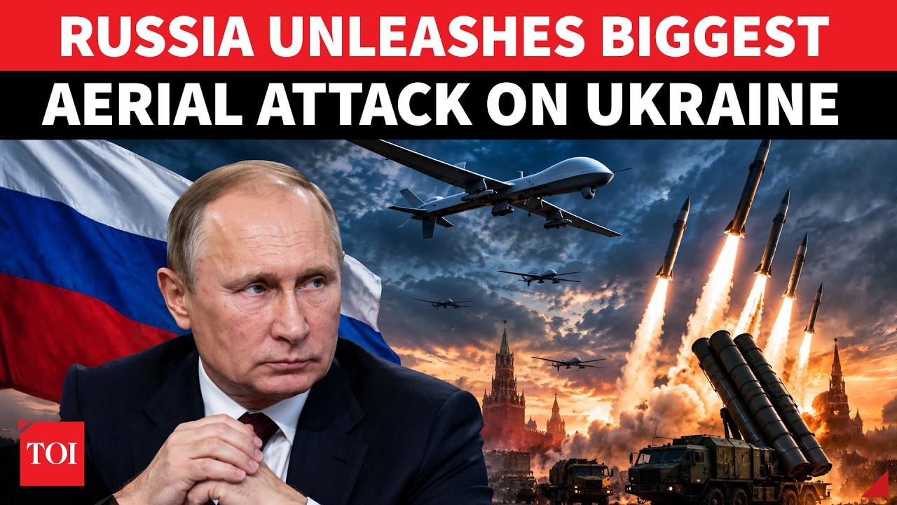 BREAKING: Putin Military Carpet-Bombs All Of Ukraine; Biggest Air Attack Burns Zelensky Territory