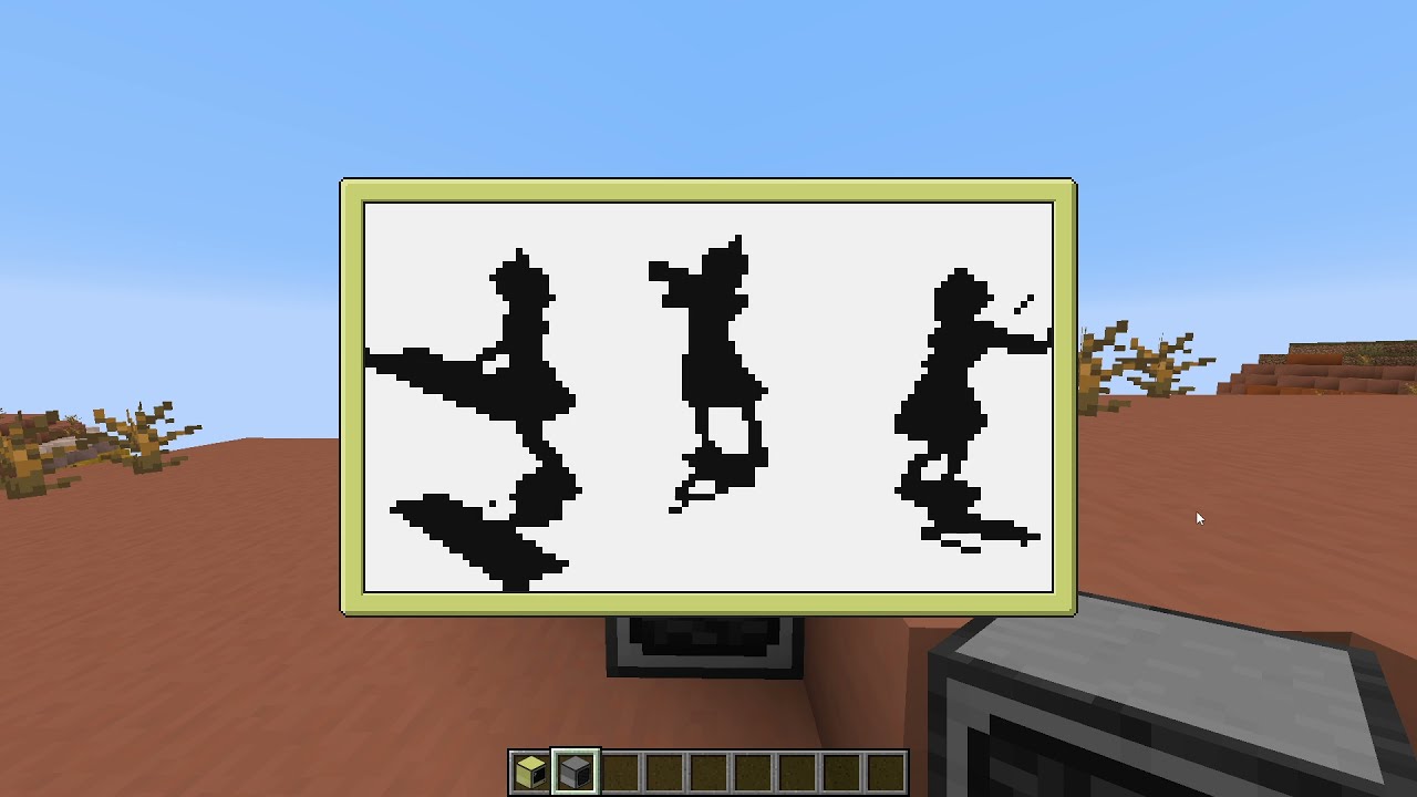 Bad Apple!! but in Minecraft (CC:Tweaked) and it's less than 1 MB