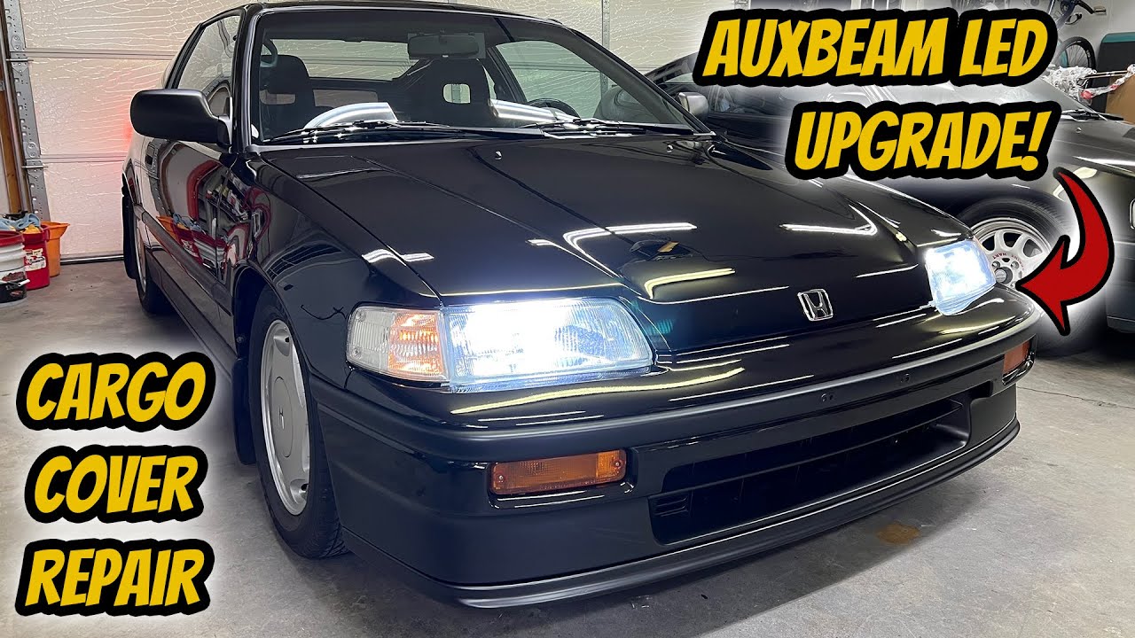 Восстановление CRX Si 1988 года, часть 48 — светодиодные фары вспомогательного фары + ремонт крыш...