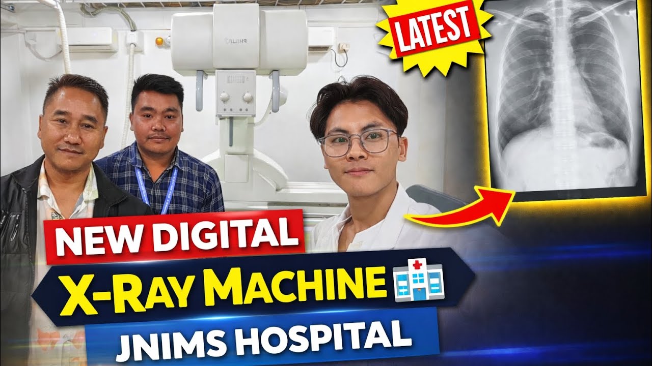 #💕New Digital X-Ray Machine/Latest machine at JNIMS HOSPITAL (Manipur)💕#viral #viralvideo #medical 