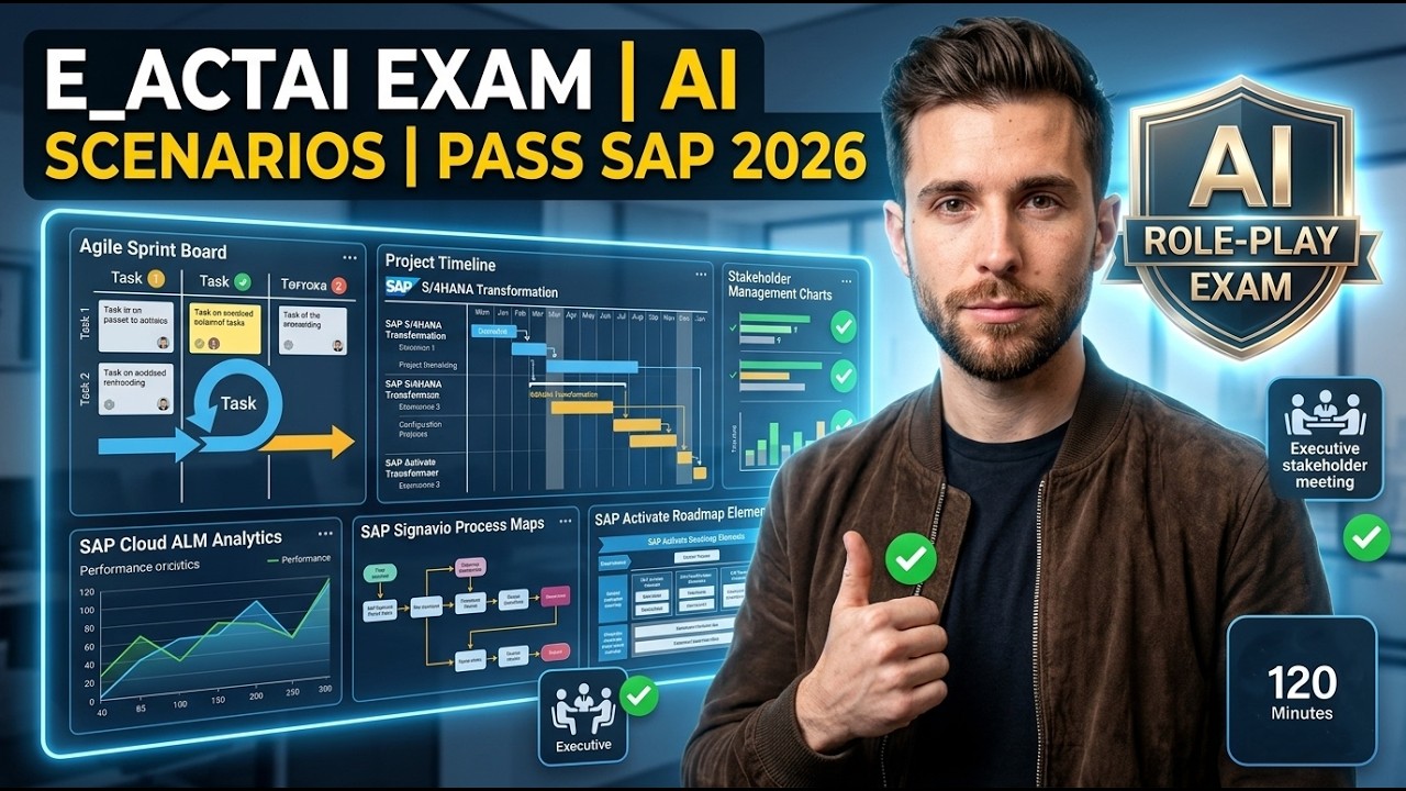 Вопросы к экзамену SAP E_ACTAI | Сертификация SAP Activate Project Manager | AI-сценарии ролевых игр