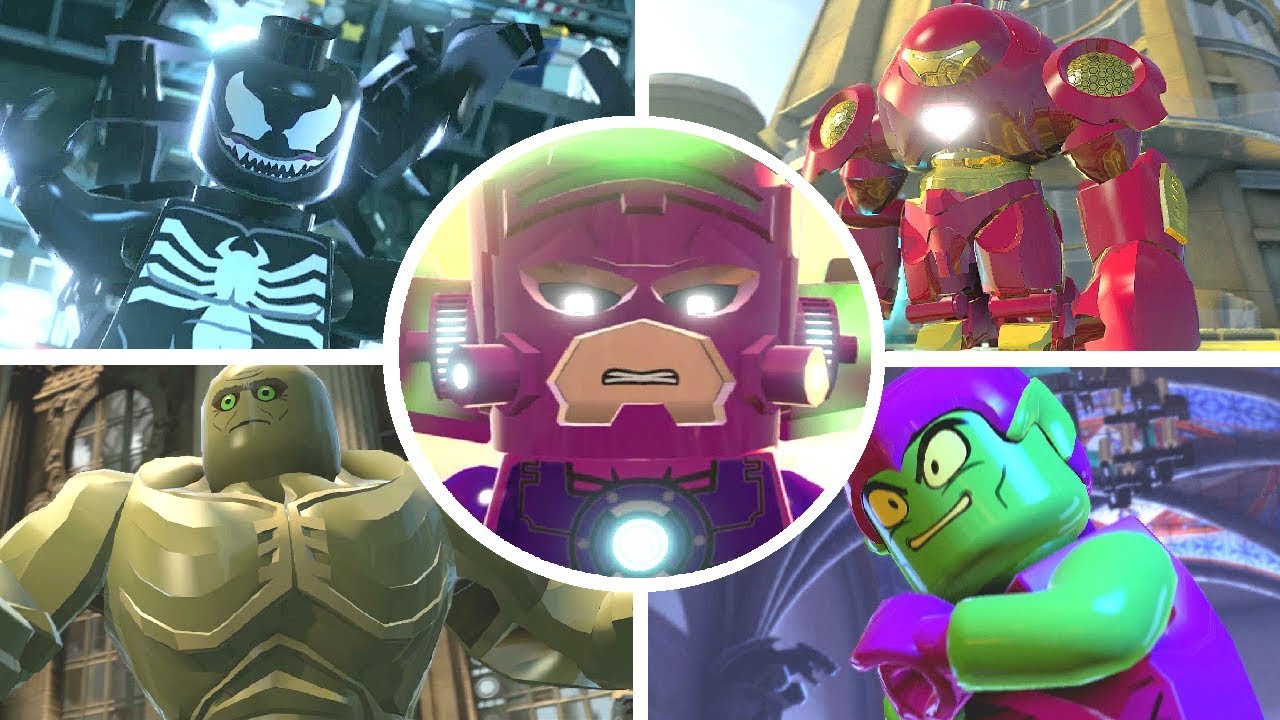 LEGO Marvel Super Heroes - All Bosses