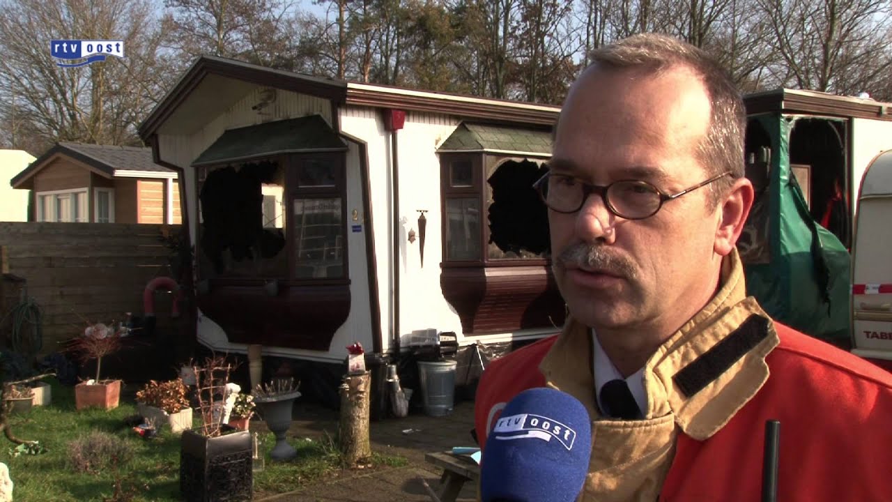 Stacaravan in Zwolle verwoest door brand