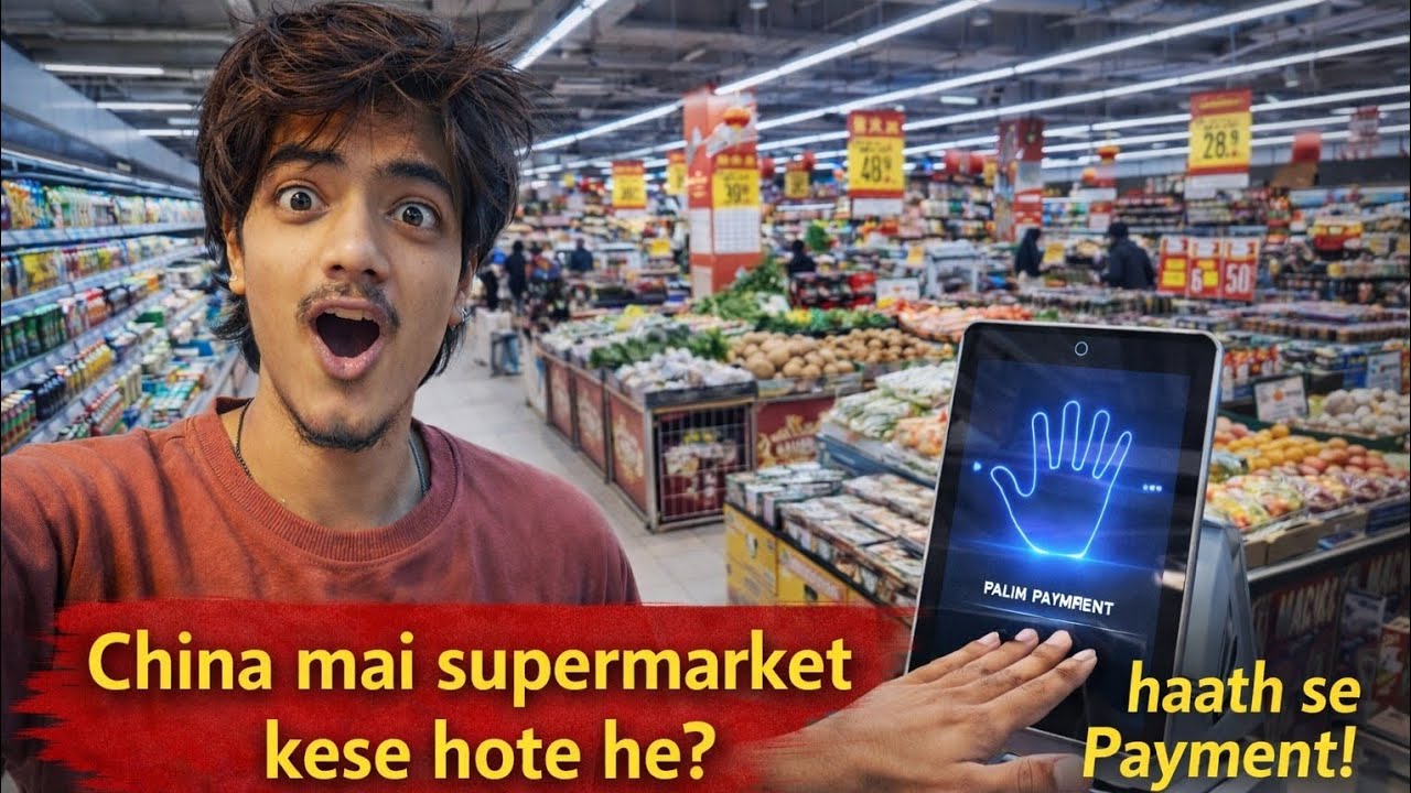 Haath se Payment? 🇨🇳China ke Supermarket ne Shock kar diya