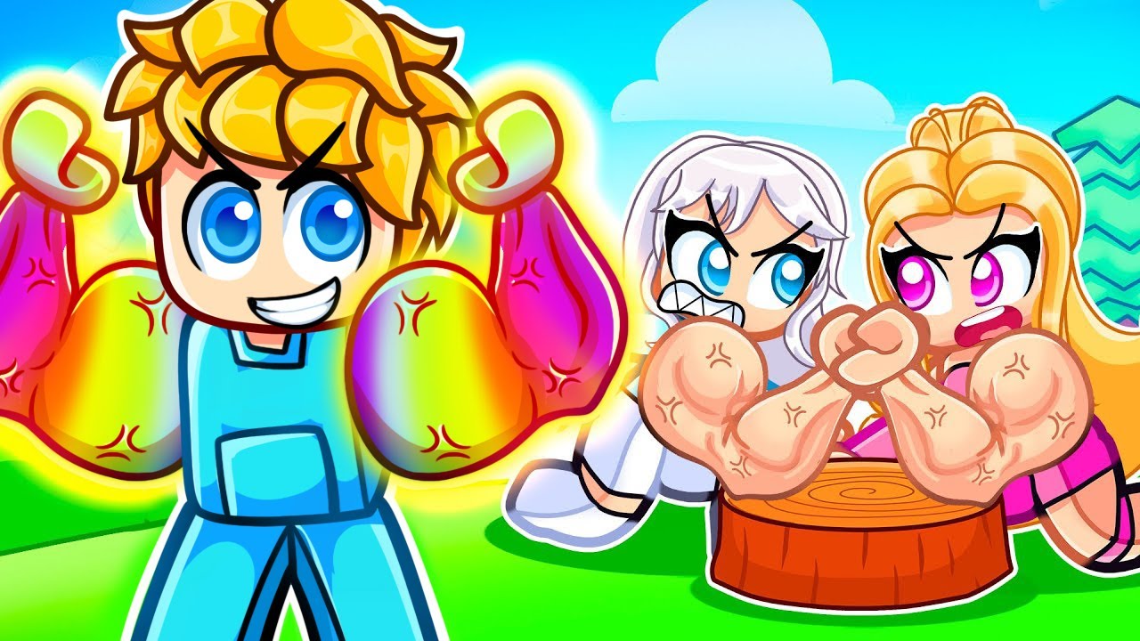 Ich tu so als wäre ich ein NOOB in Roblox ARM WRESTLE Simulator und wurde dann der Stärkste!